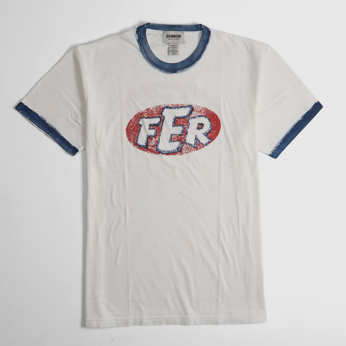 BOW WOW FER Motorsport Crew Neck Ringer T-Shirt