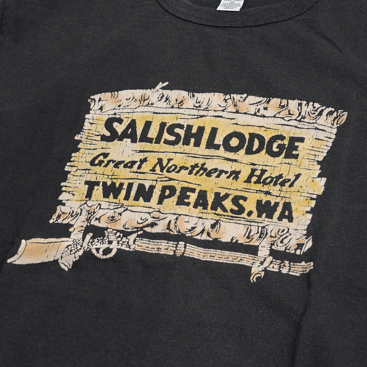 BOW WOW Twin Peaks Salish Lodge Vintage Inspired Crew Neck T-Shirt