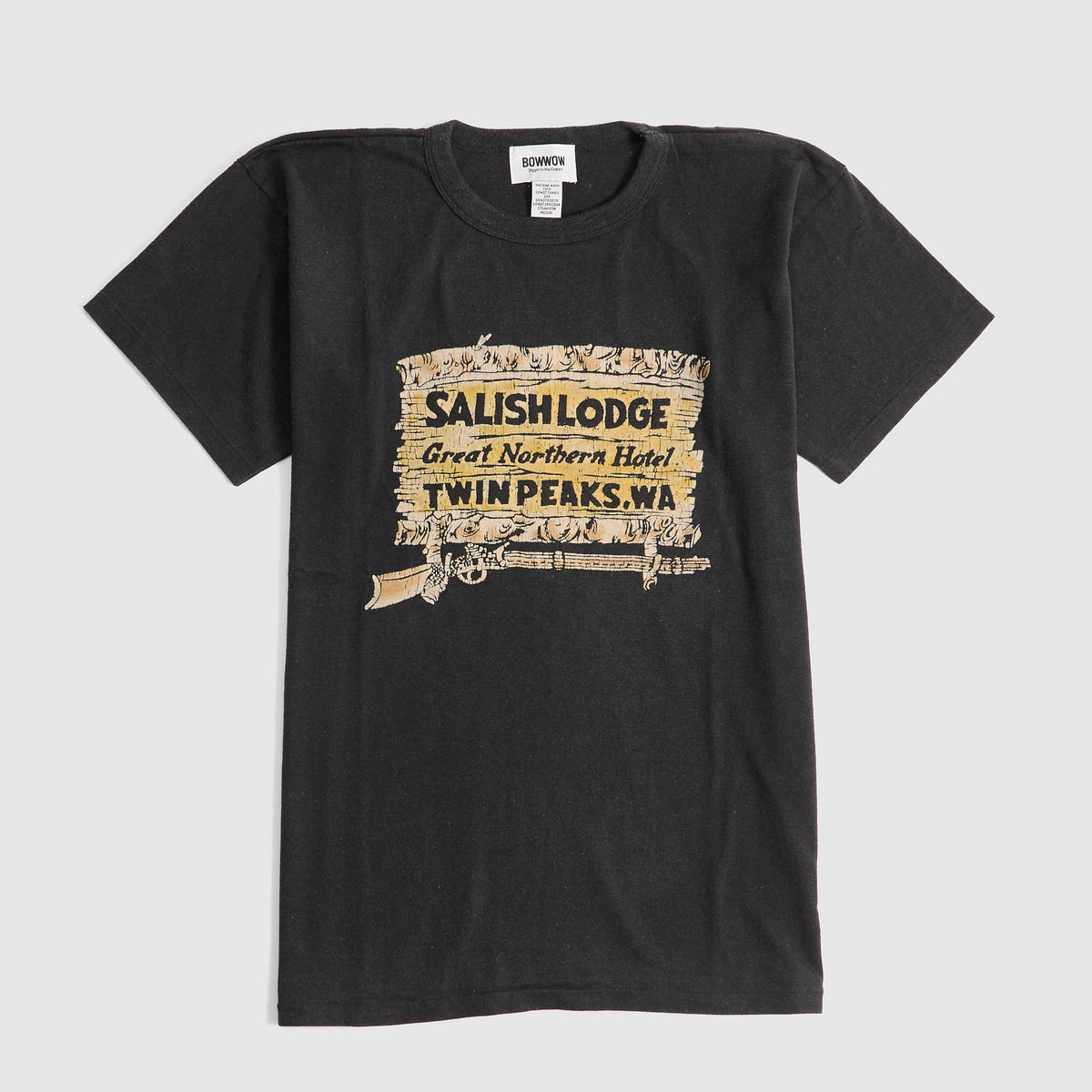 BOW WOW Twin Peaks Salish Lodge Vintage Inspired Crew Neck T-Shirt