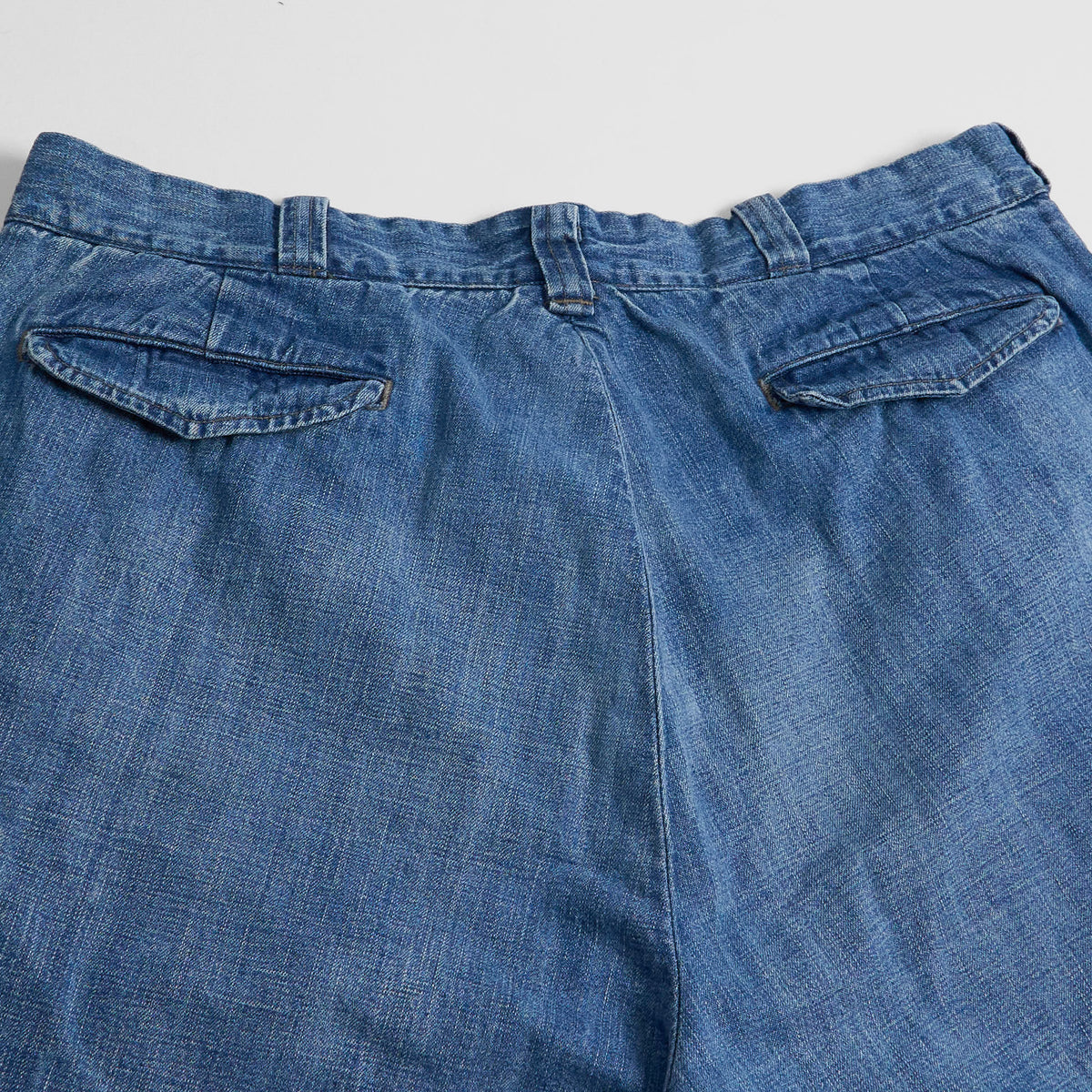 BOW WOW Time Worn Army  Fabric Denim Shorts