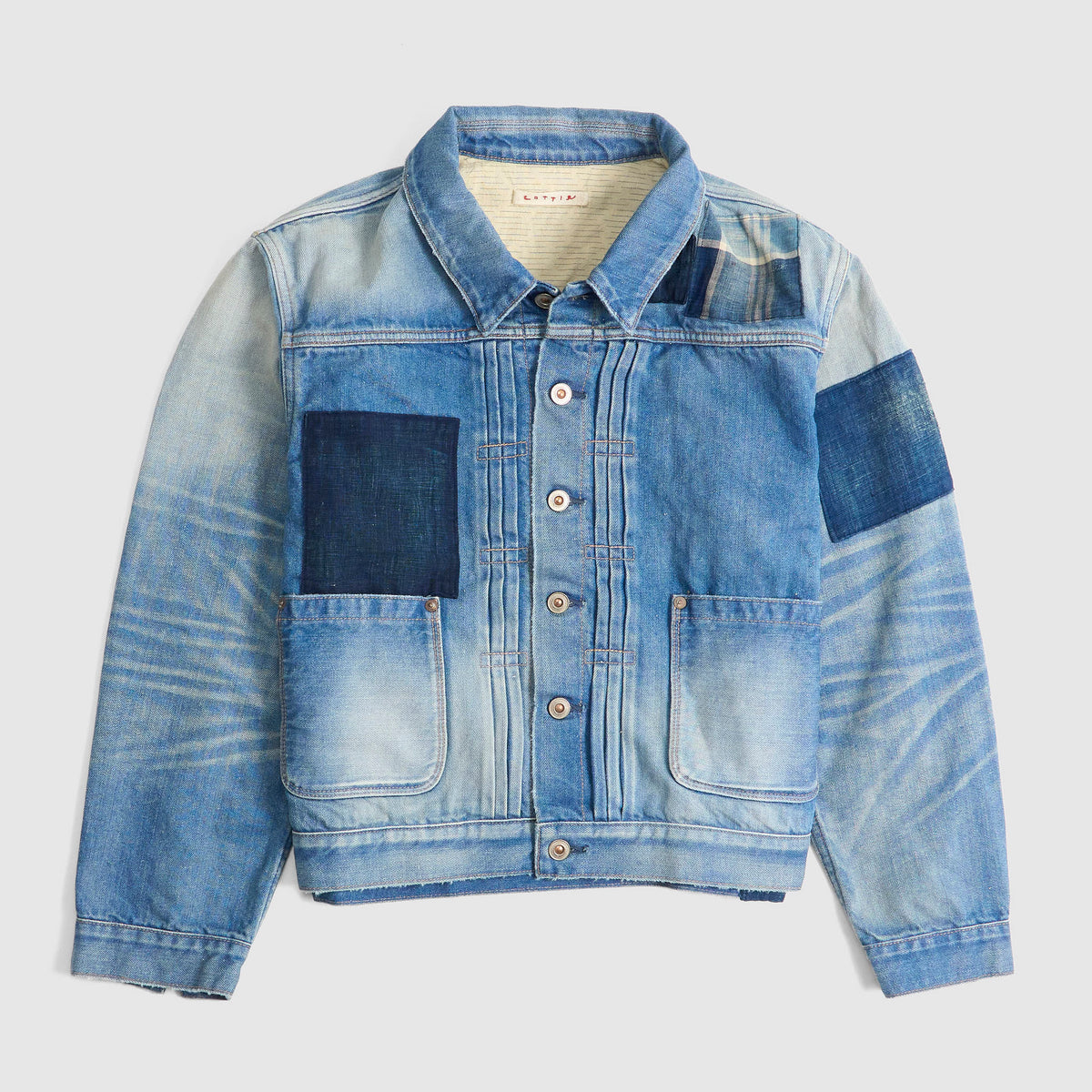 Cottle Craftman Patchwork Type 2 Lined Denim Jacket