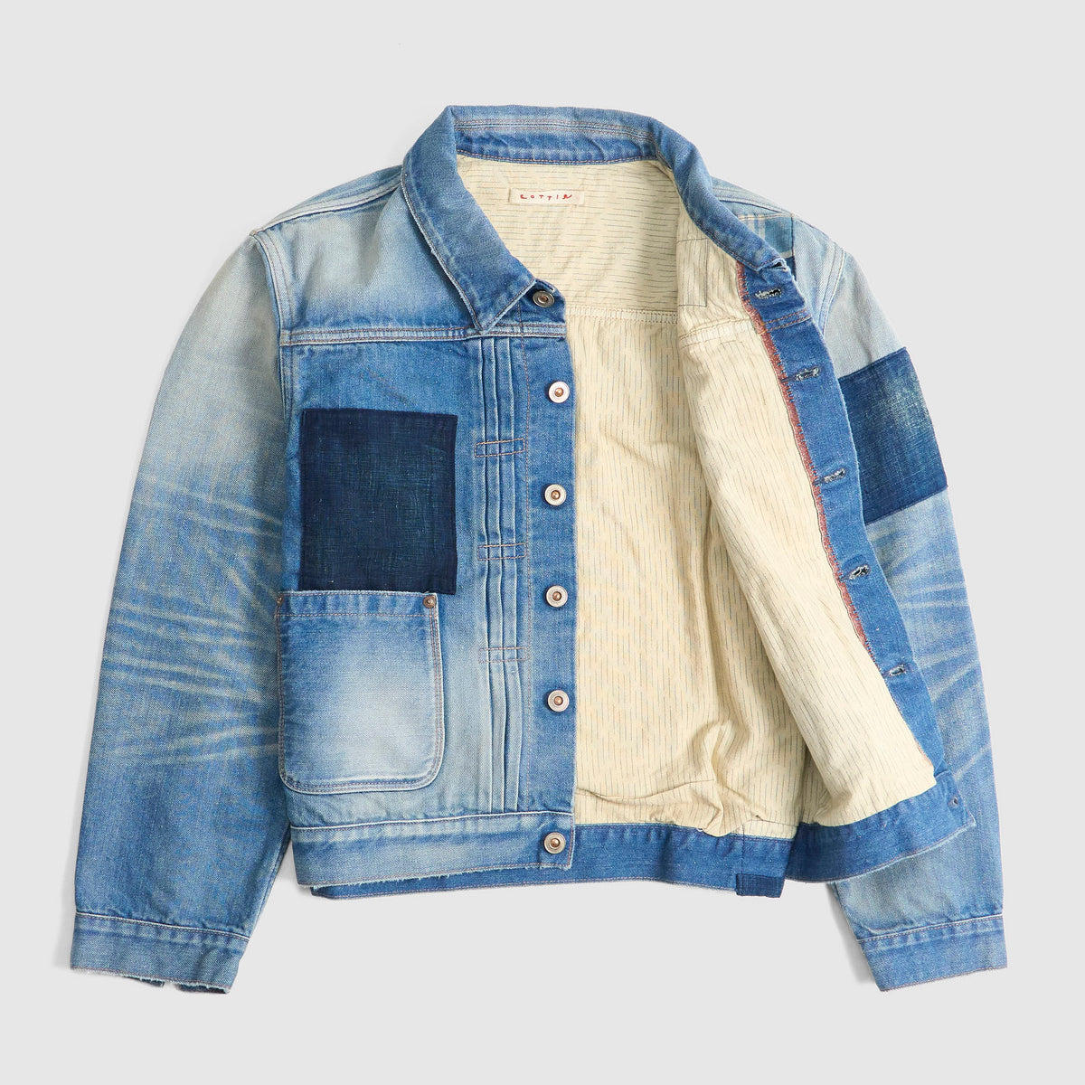 Cottle Craftman Patchwork Type 2 Lined Denim Jacket