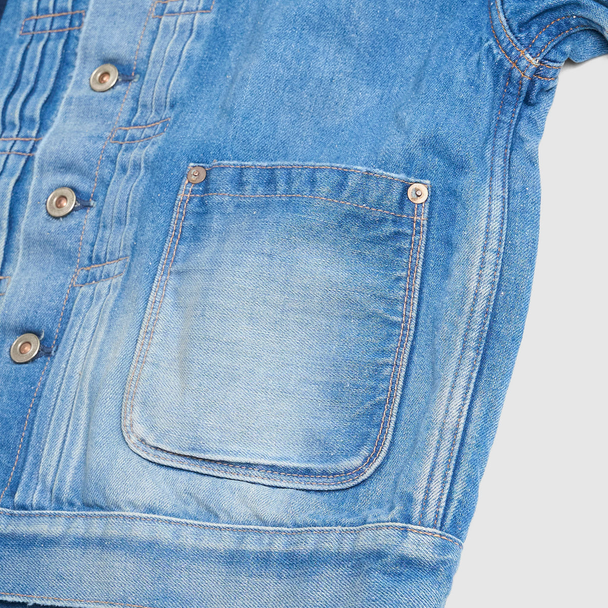 Cottle Craftman Patchwork Type 2 Lined Denim Jacket