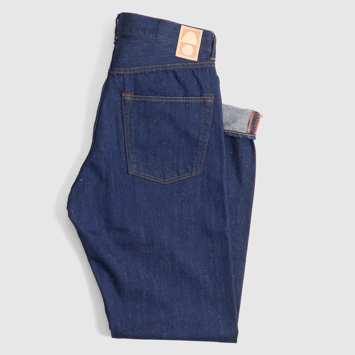 Cottle C.T.L. Cotton-Linen Bengara Straight Denim Jeans