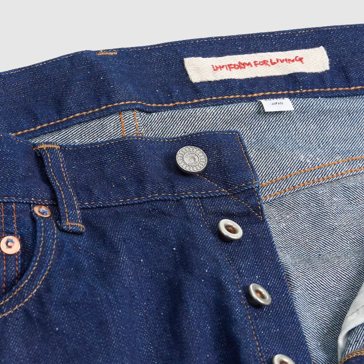 Cottle C.T.L. Cotton-Linen Bengara Straight Denim Jeans