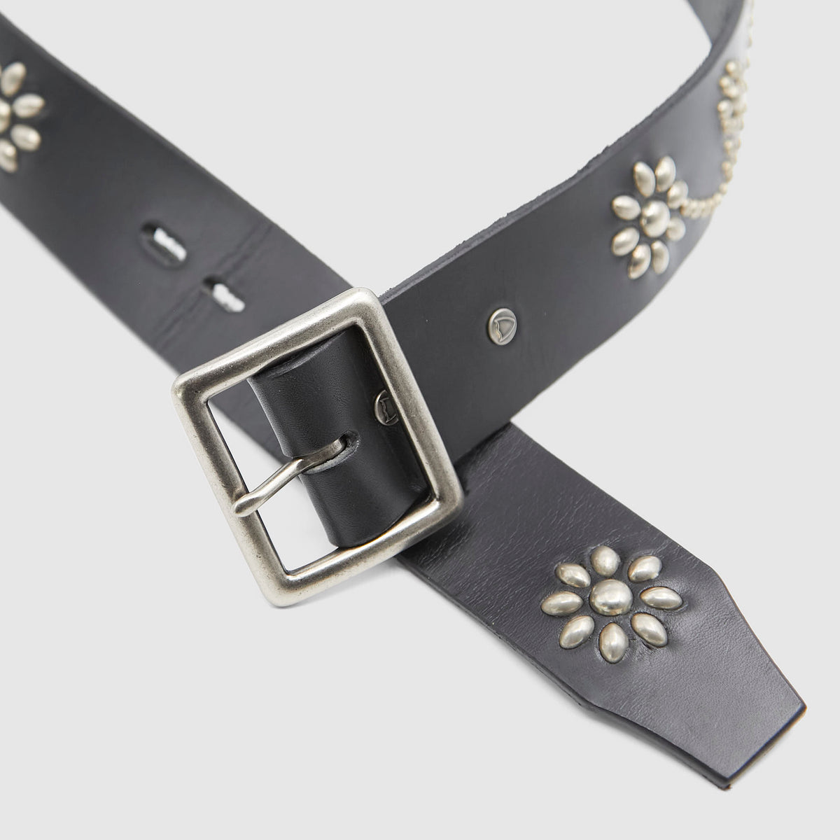 HTC Flower Studs Leather Handcrafted Belt