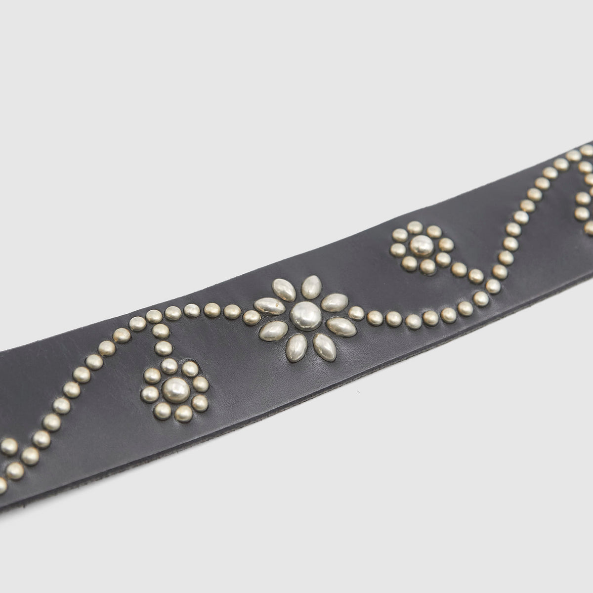 HTC Flower Studs Leather Handcrafted Belt