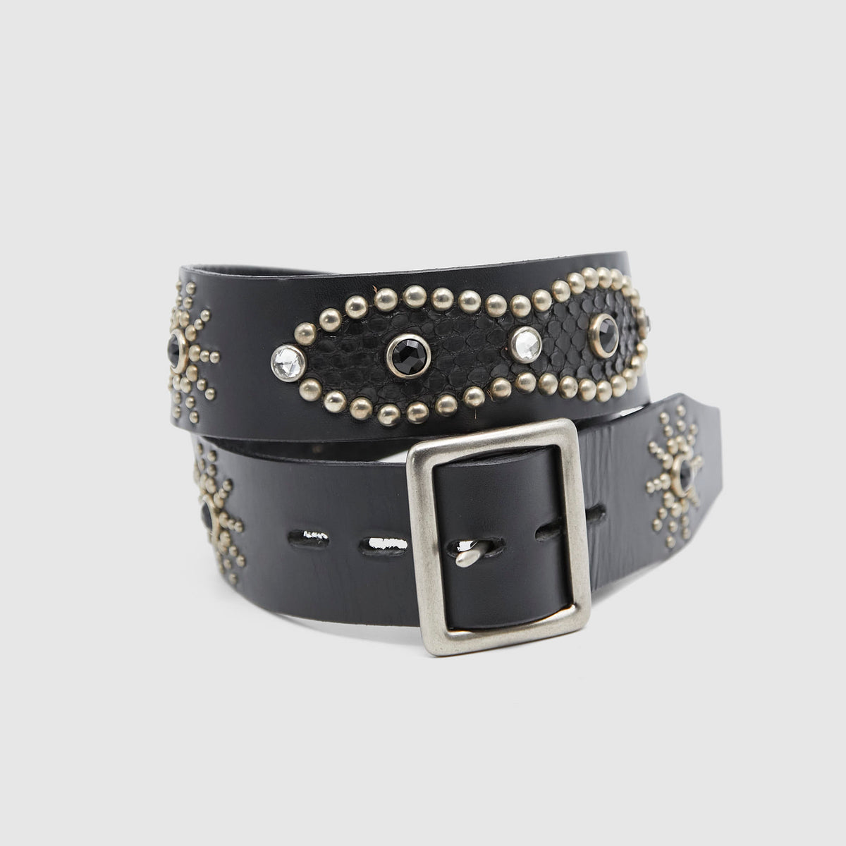 HTC Python Studs Leather Belt