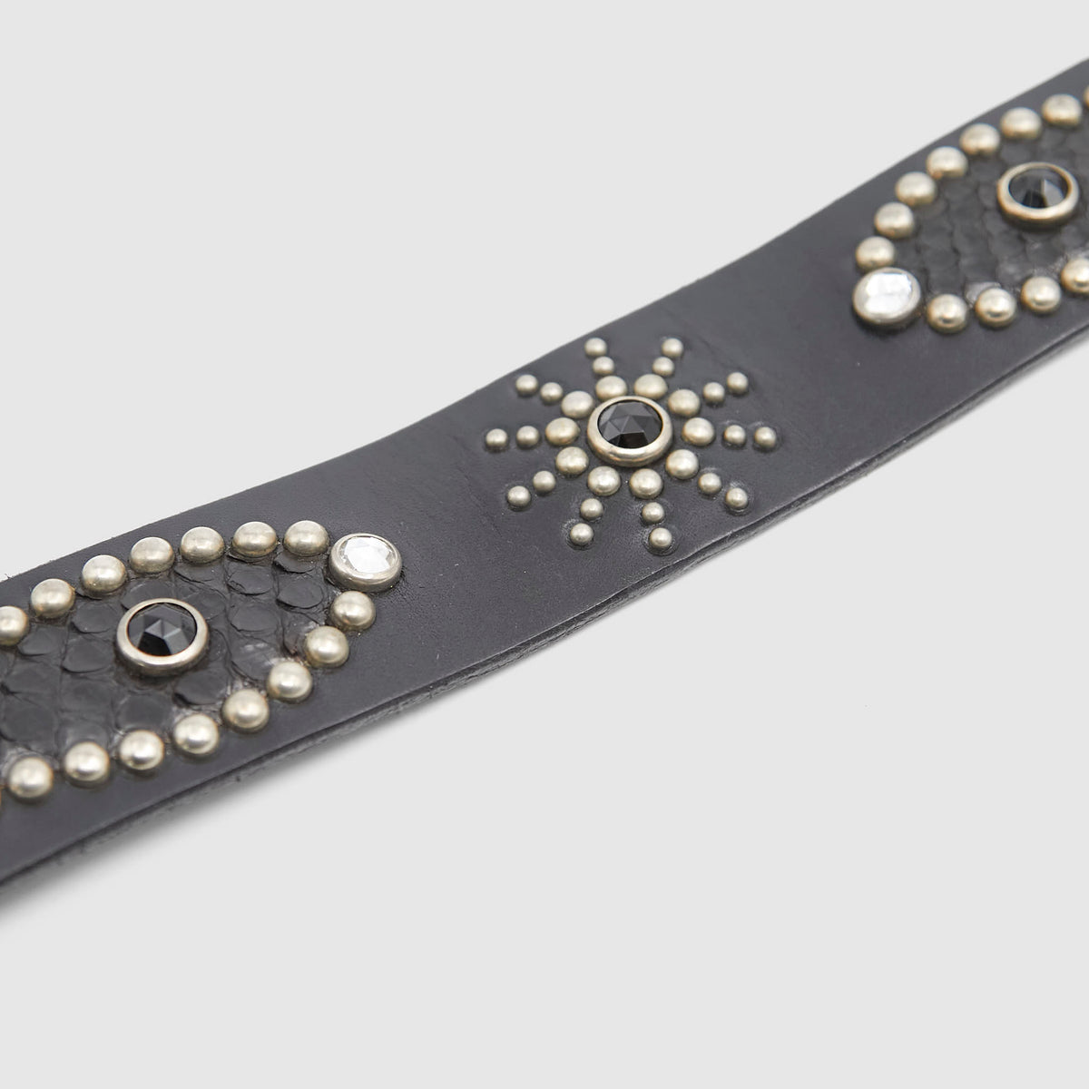 HTC Python Studs Leather Belt