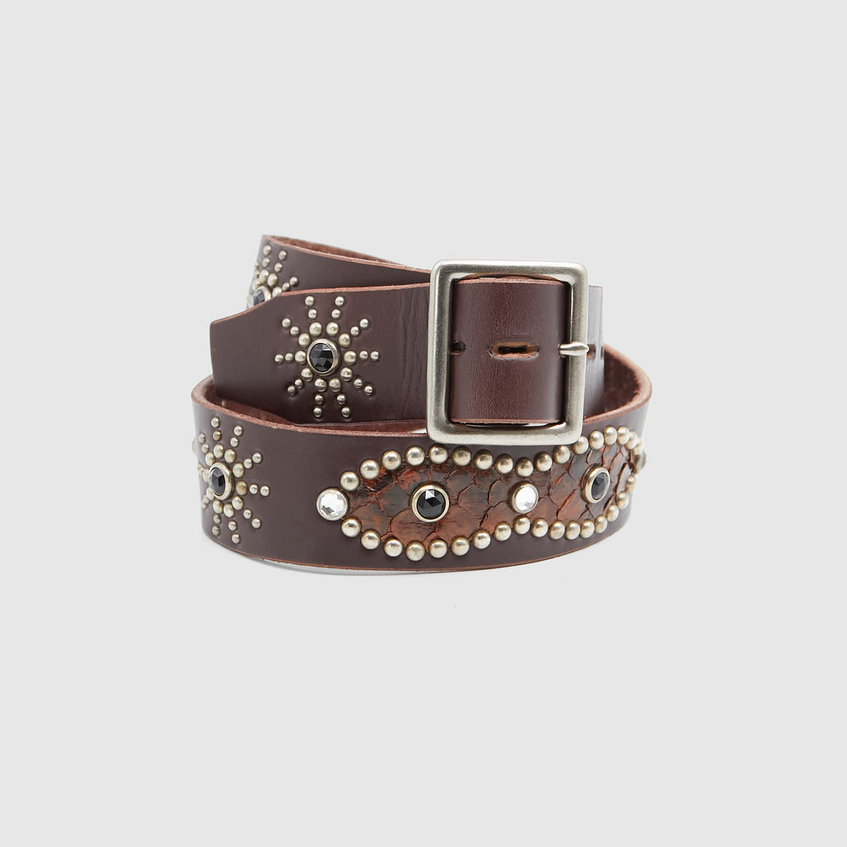 HTC Python Studs Leather Belt
