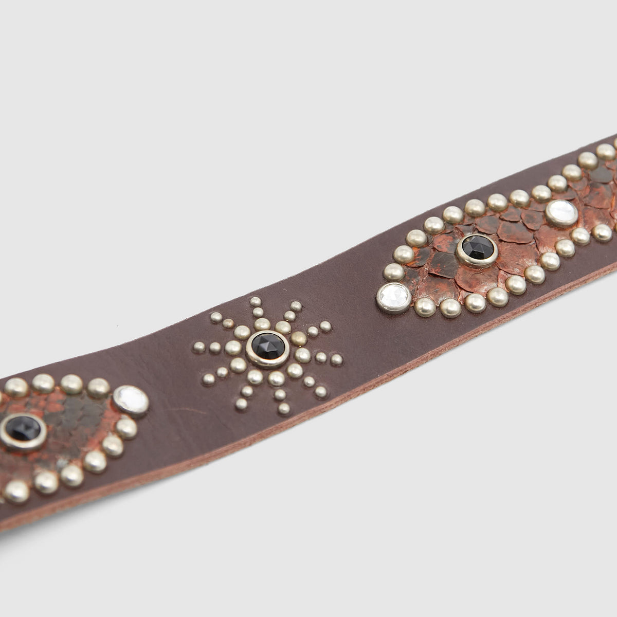 HTC Python Studs Leather Belt