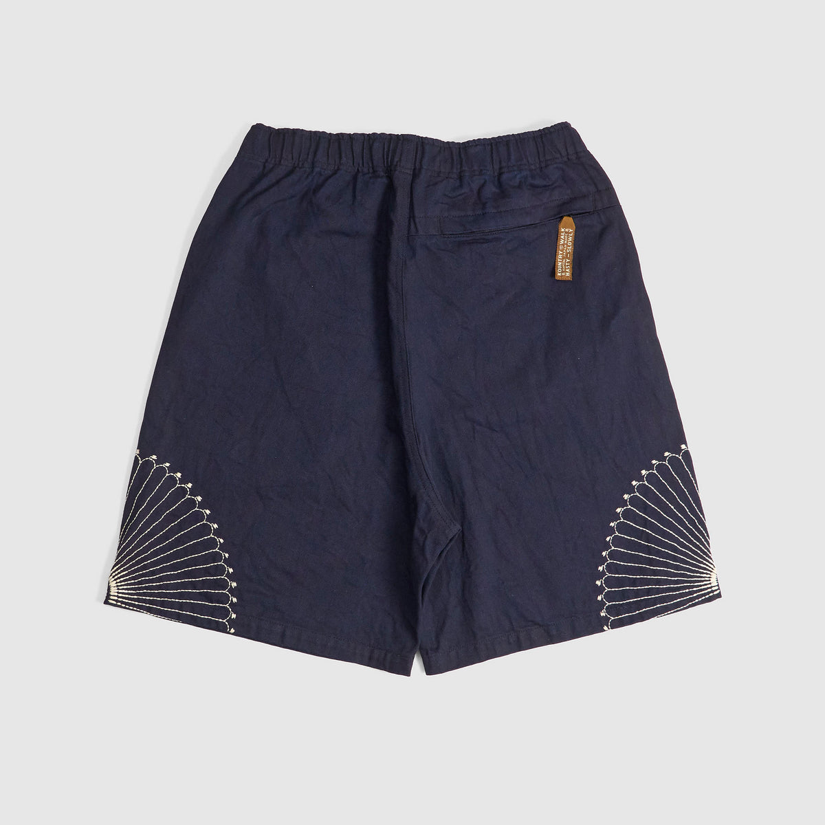 Kapital 10oz Denim Embroidered Easy Shorts