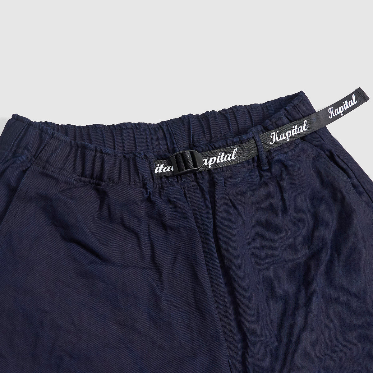 Kapital 10oz Denim Embroidered Easy Shorts