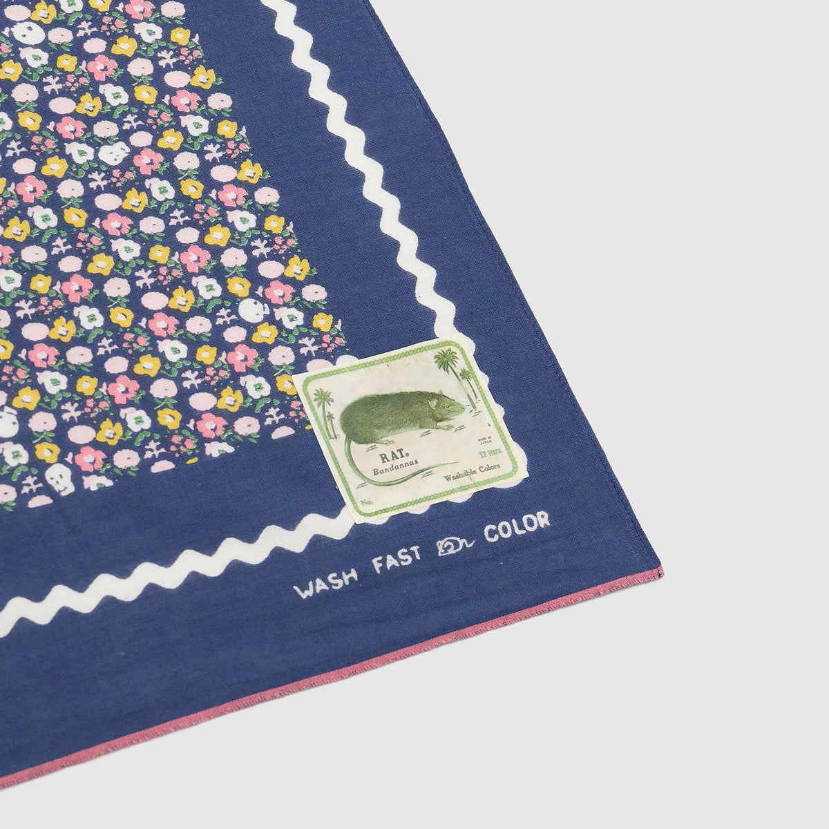 Kapital Skull and Flower Bandana