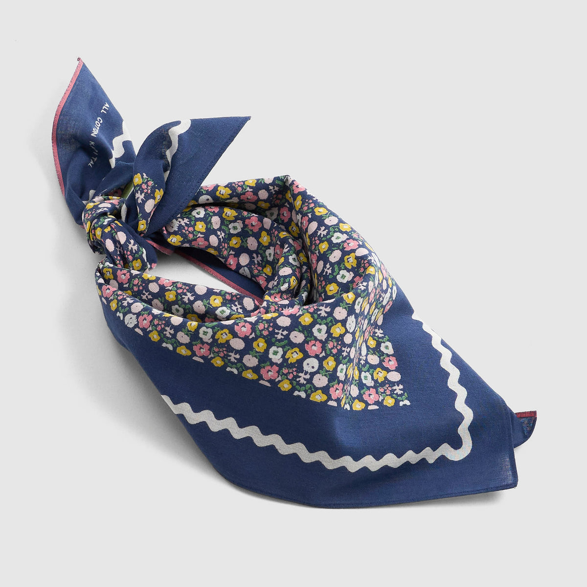 Kapital Skull and Flower Bandana