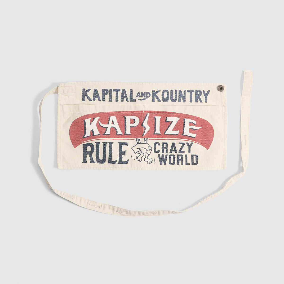 Kapital "Kapsize Rules" Short Canvas Apron