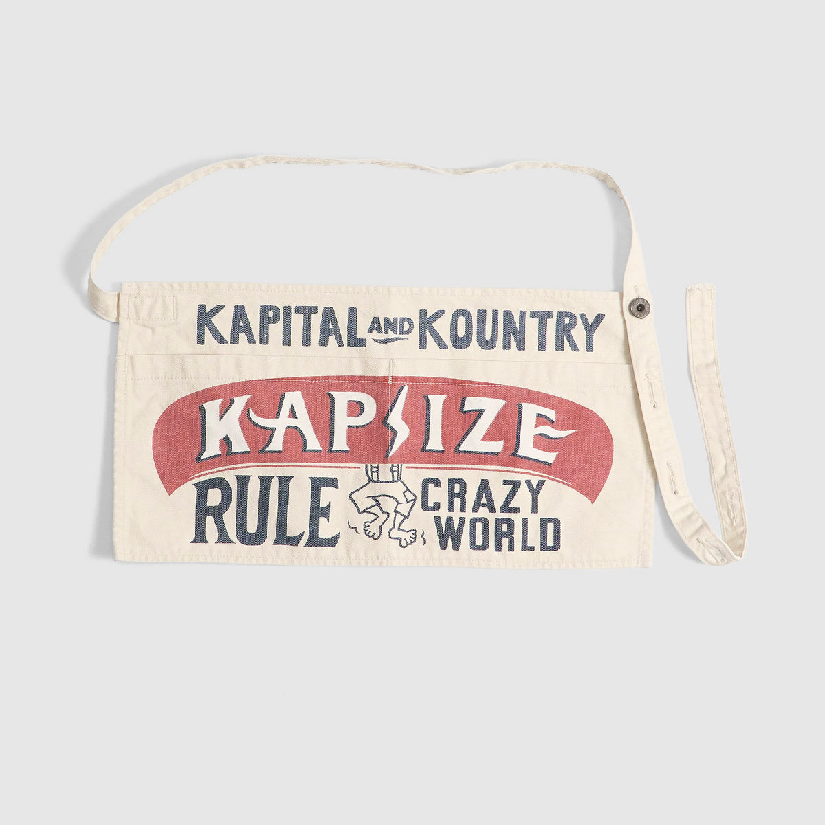 Kapital "Kapsize Rules" Short Canvas Apron