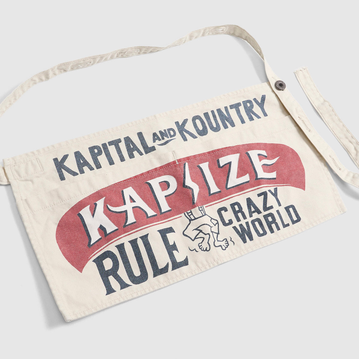 Kapital "Kapsize Rules" Short Canvas Apron