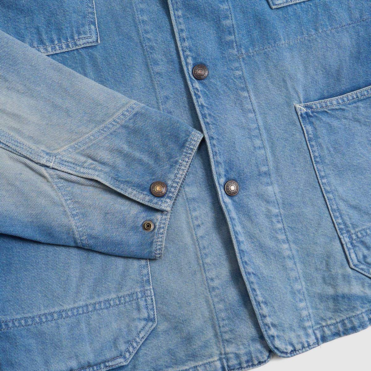 Kapital 11.5oz Denim Fringe Chore Jacket