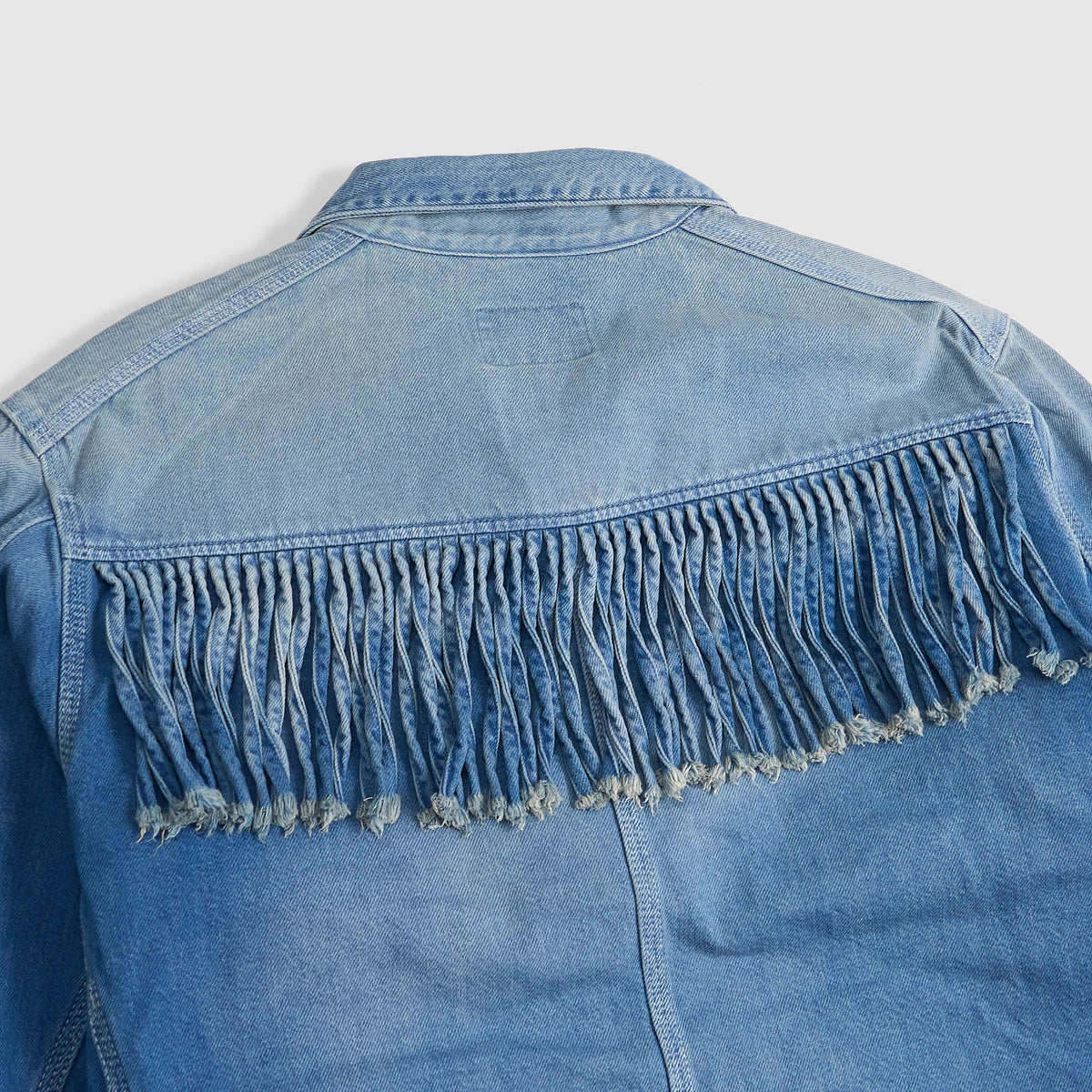Kapital 11.5oz Denim Fringe Chore Jacket