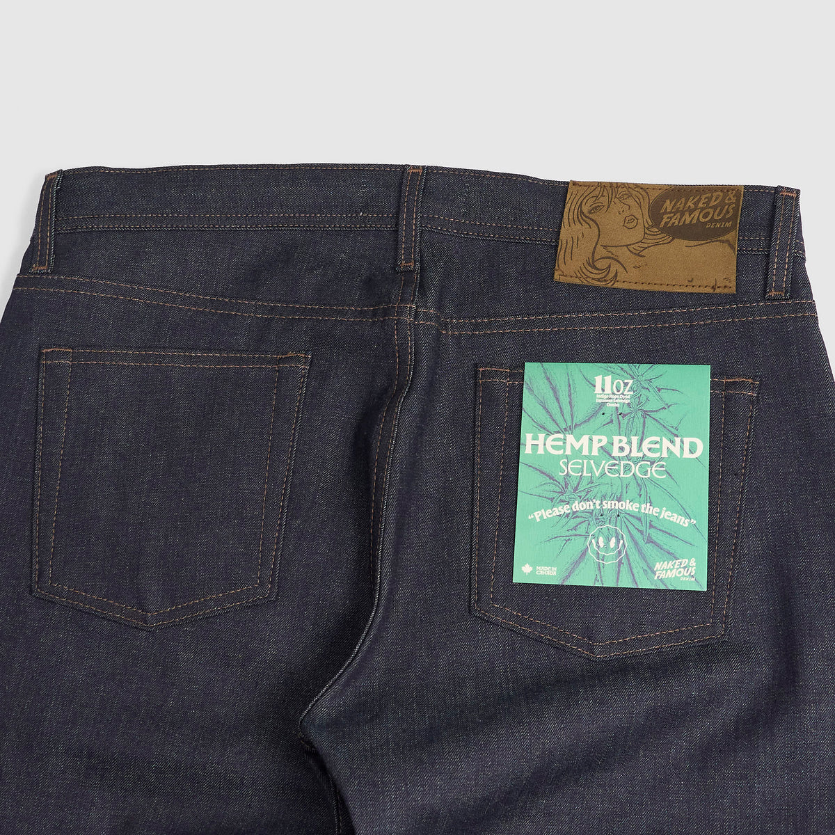 Naked & Famous Hemp Weird Guy Denim
