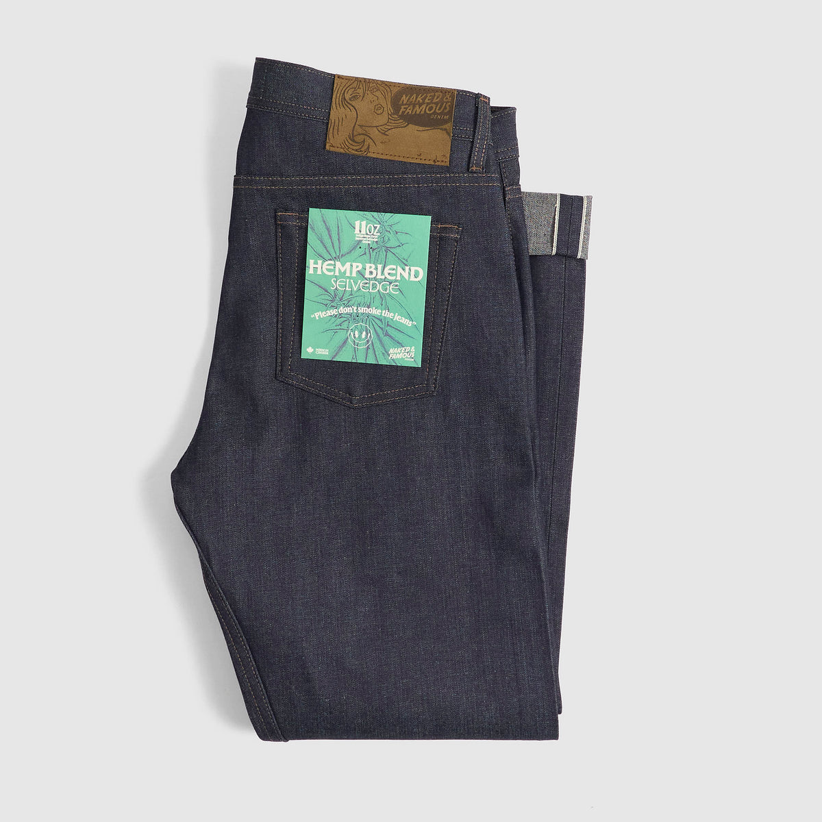 Naked & Famous Hemp Weird Guy Denim