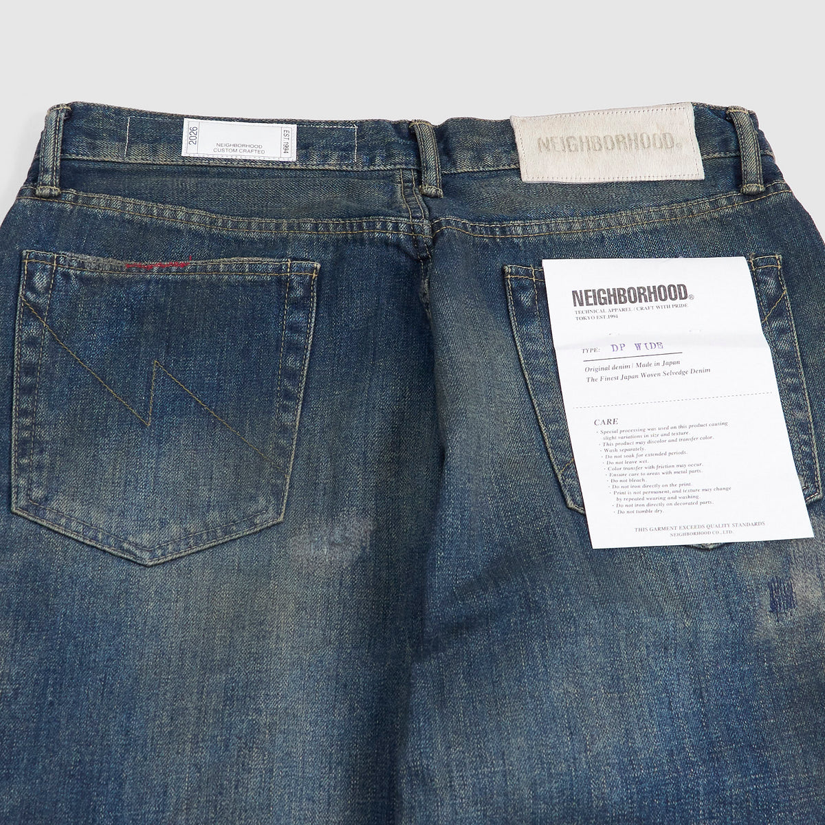 Neighborhood 5-P Savage Wide Cut Jeans