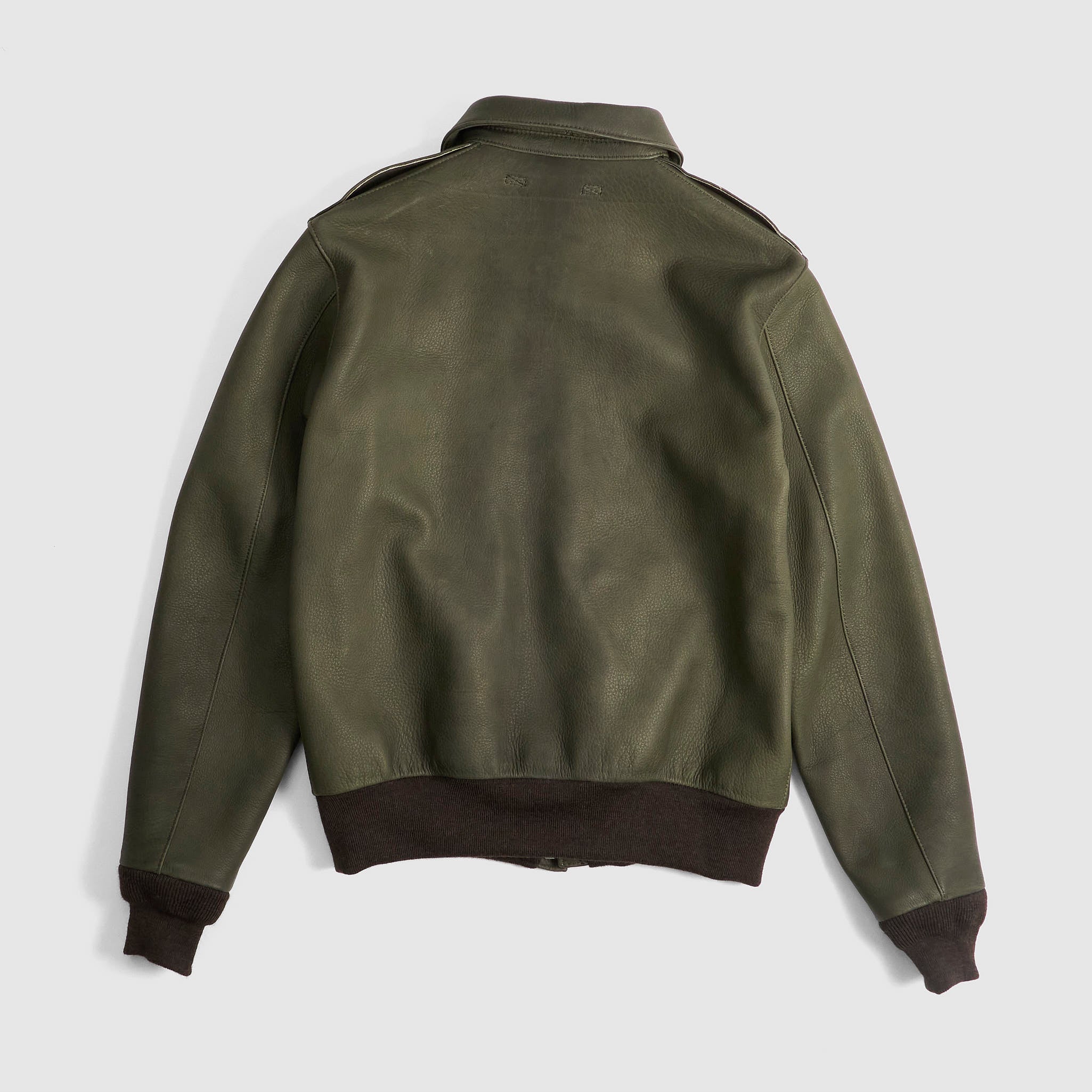 Y'2 Leather A-2 Deer Leather Jacket - DeeCee style