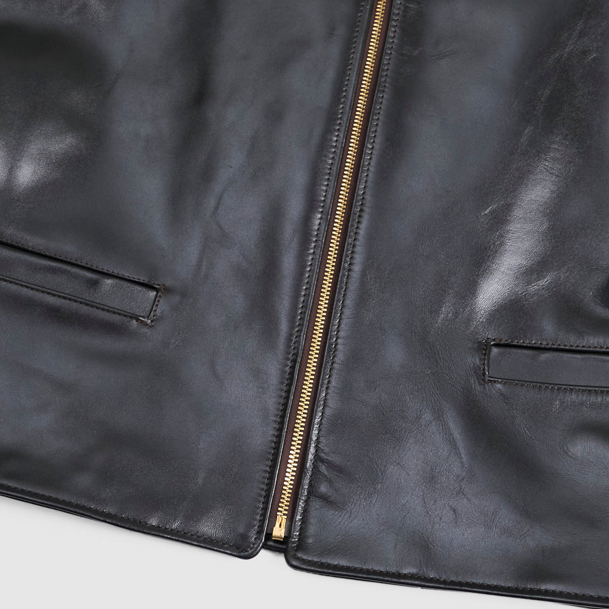 Y'2 Leather Horsehide Biker Vest