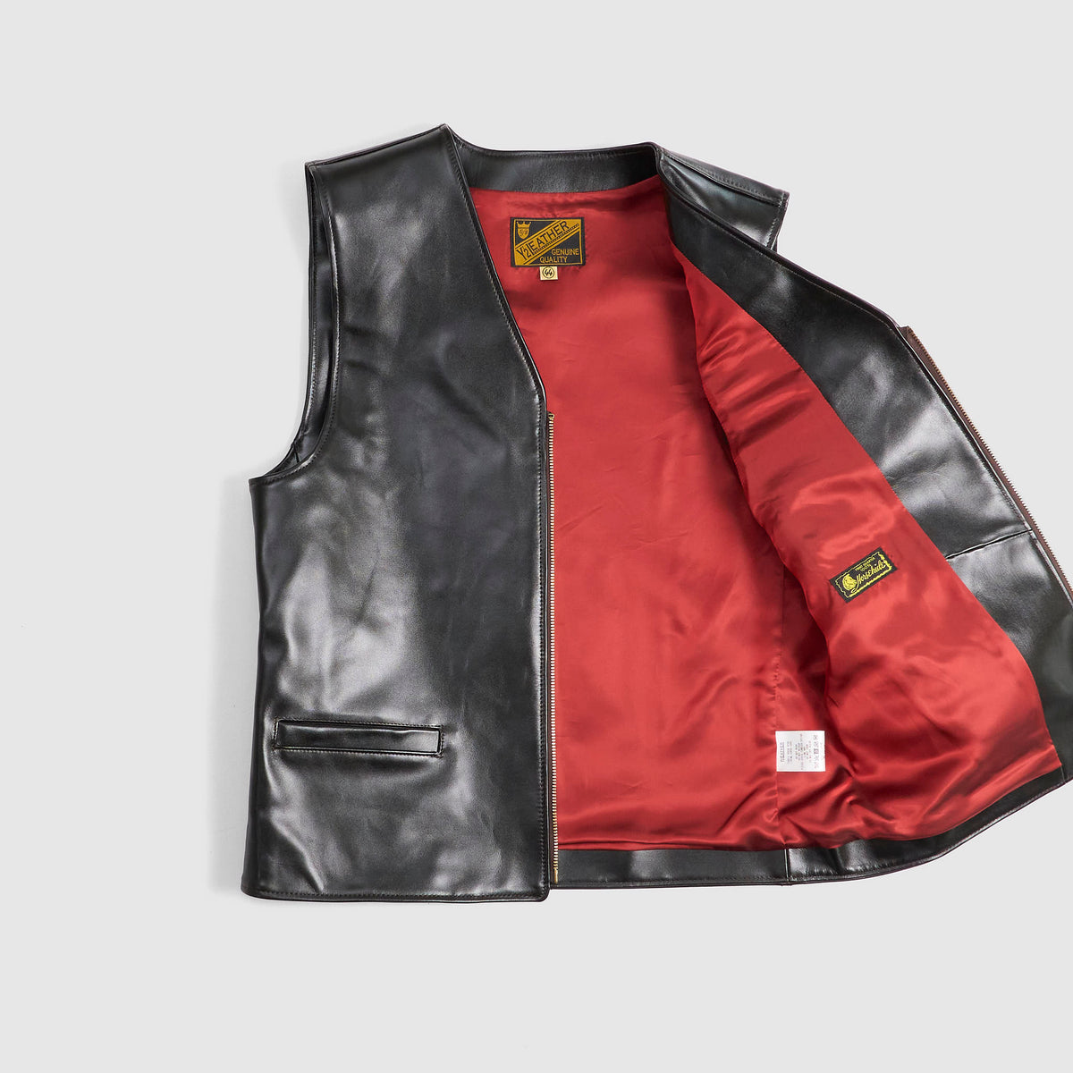 Y'2 Leather Horsehide Biker Vest