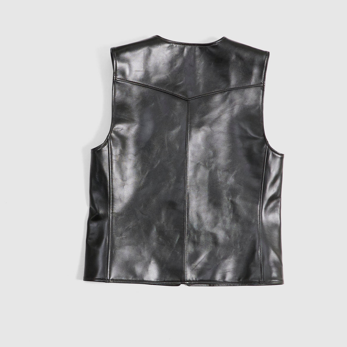 Y'2 Leather Horsehide Biker Vest