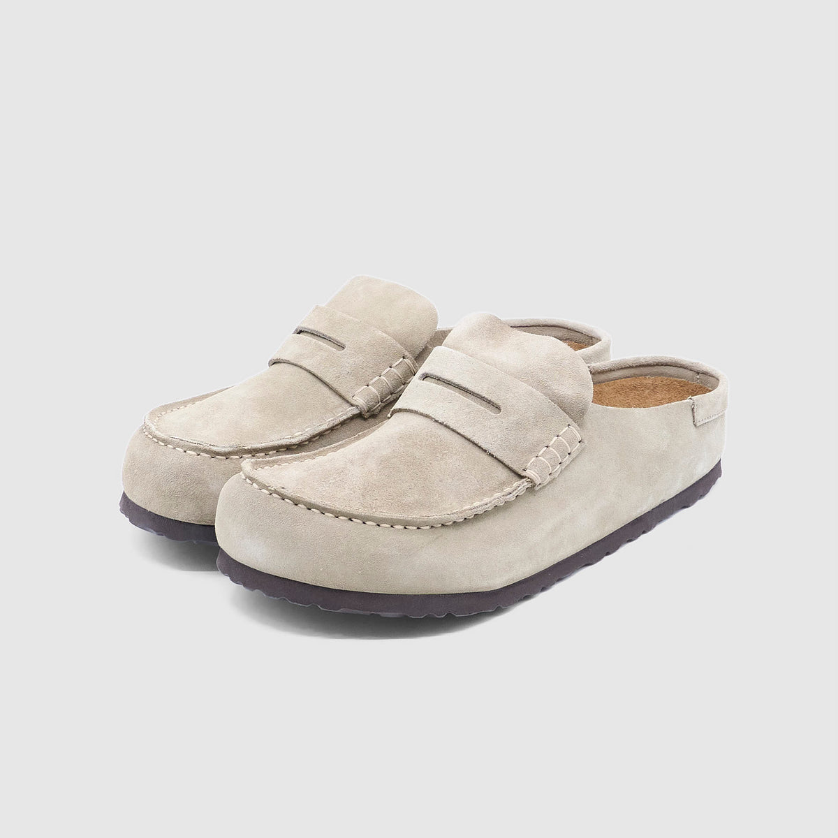 Birkenstock Naples Wrapped Suede Sandals