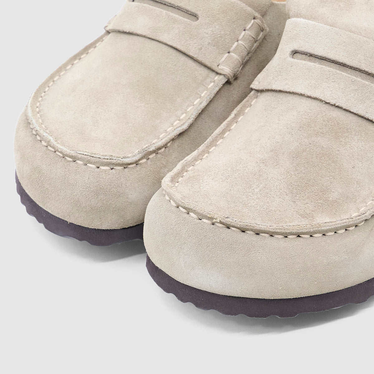 Birkenstock Naples Wrapped Suede Sandals