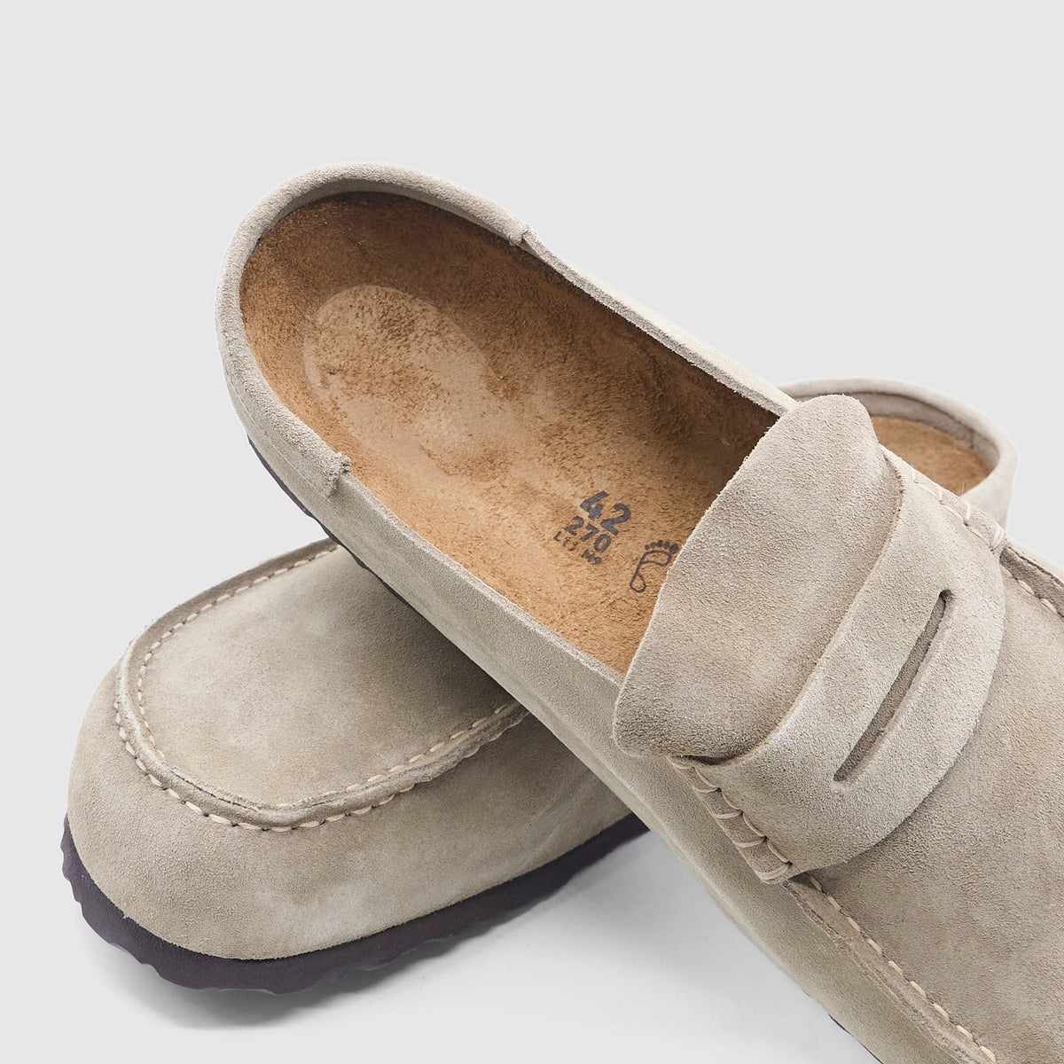 Birkenstock Naples Wrapped Suede Sandals