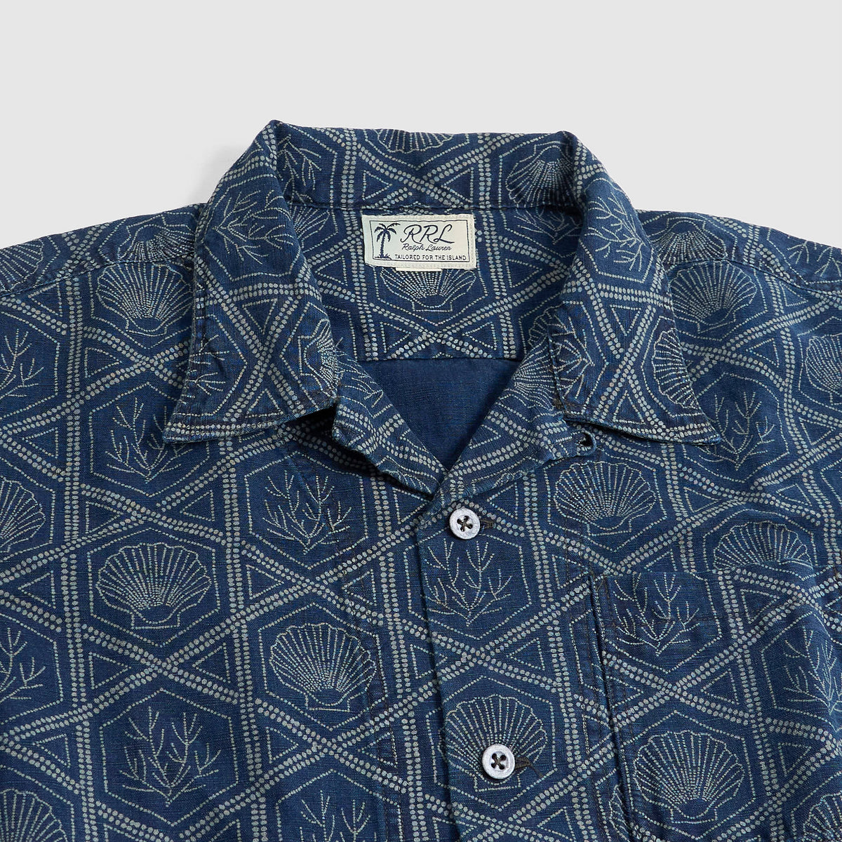 Double RL Short Sleeve Indigo Riff Shirt
