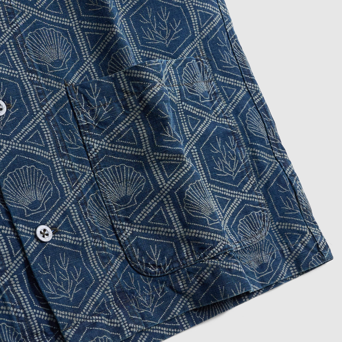 Double RL Short Sleeve Indigo Riff Shirt