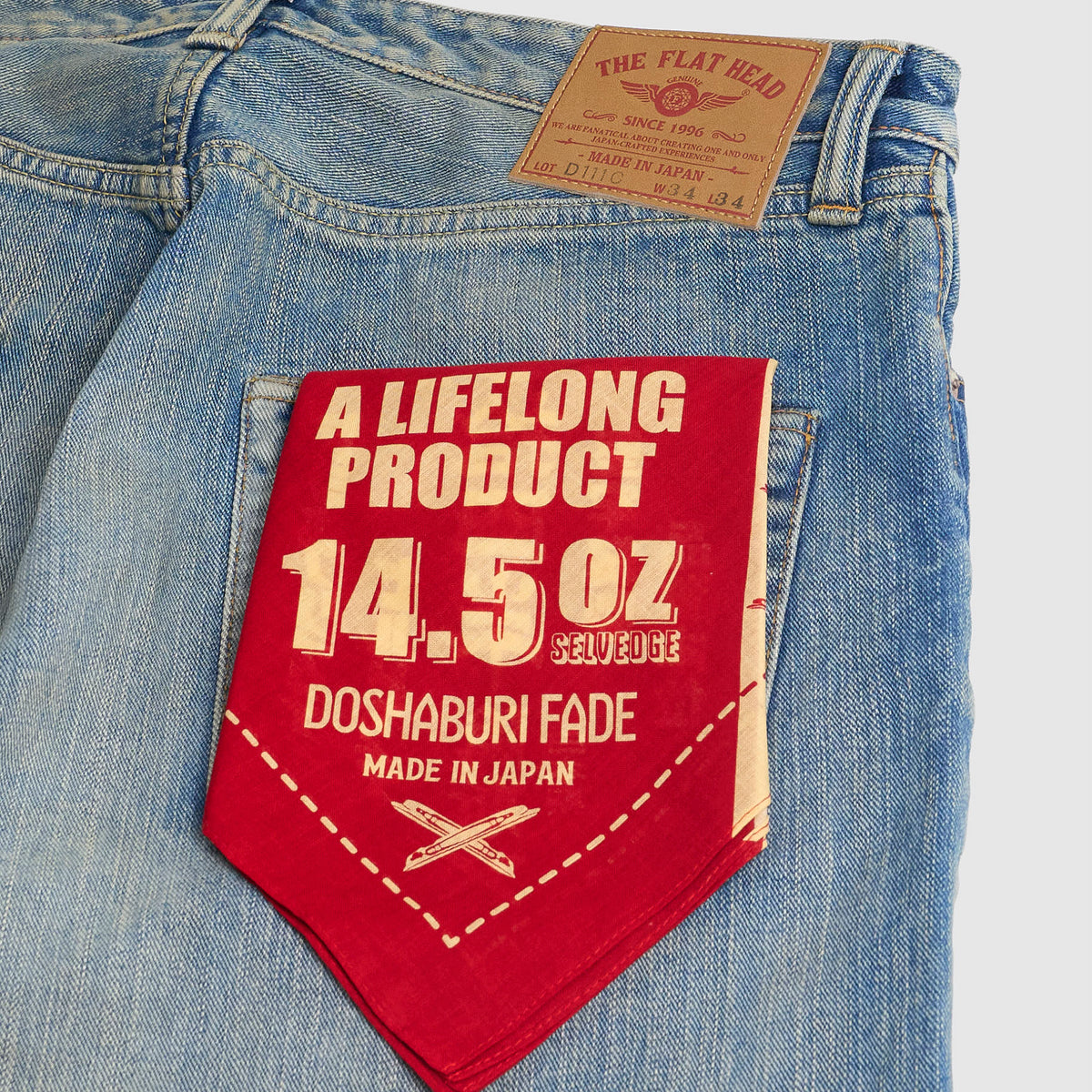 The Flat Head 14.5oz Ring Denim Jeans