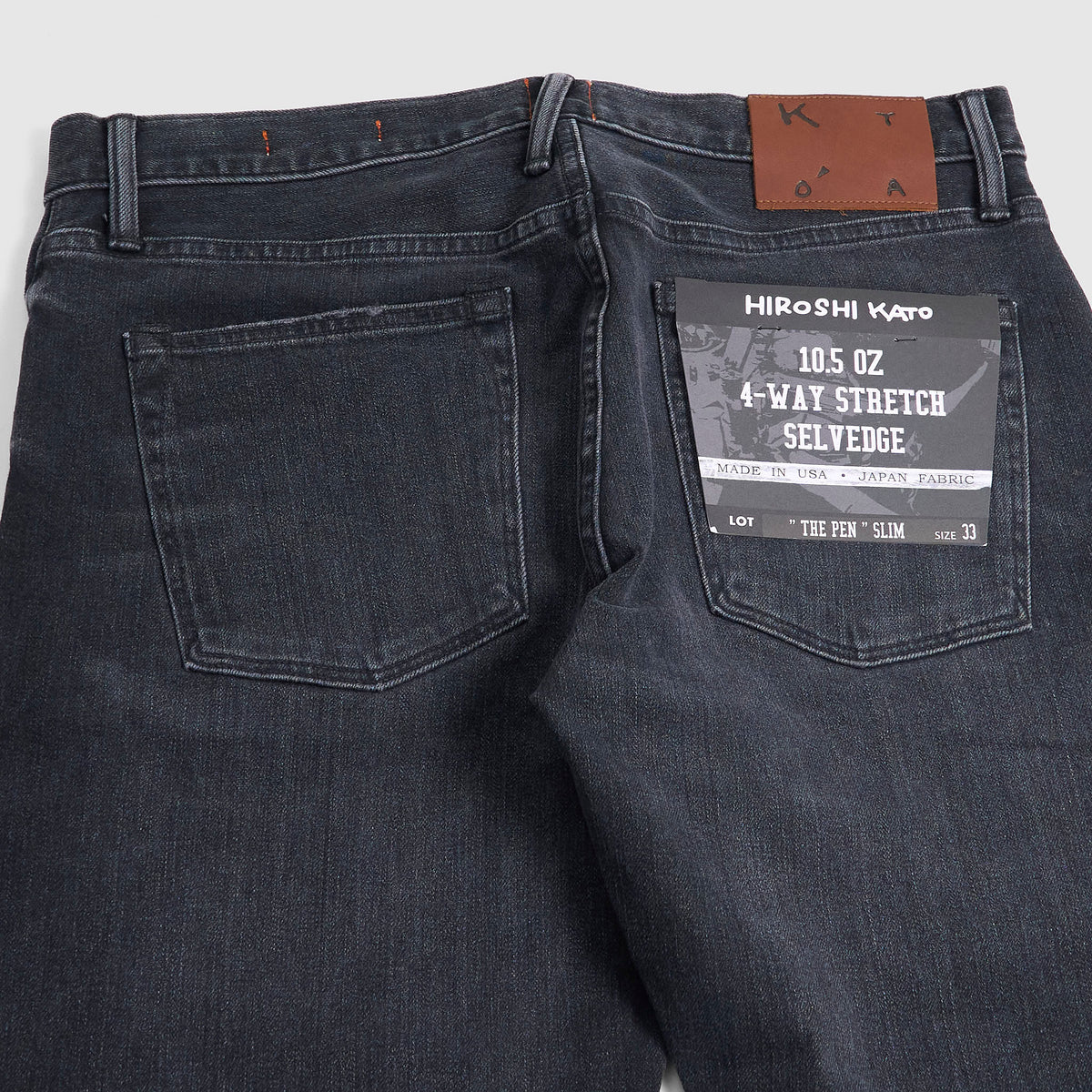 Hiroshi Kato "The Pen" Slim 4-Way 10.5oz Stretch Selvage Jeans