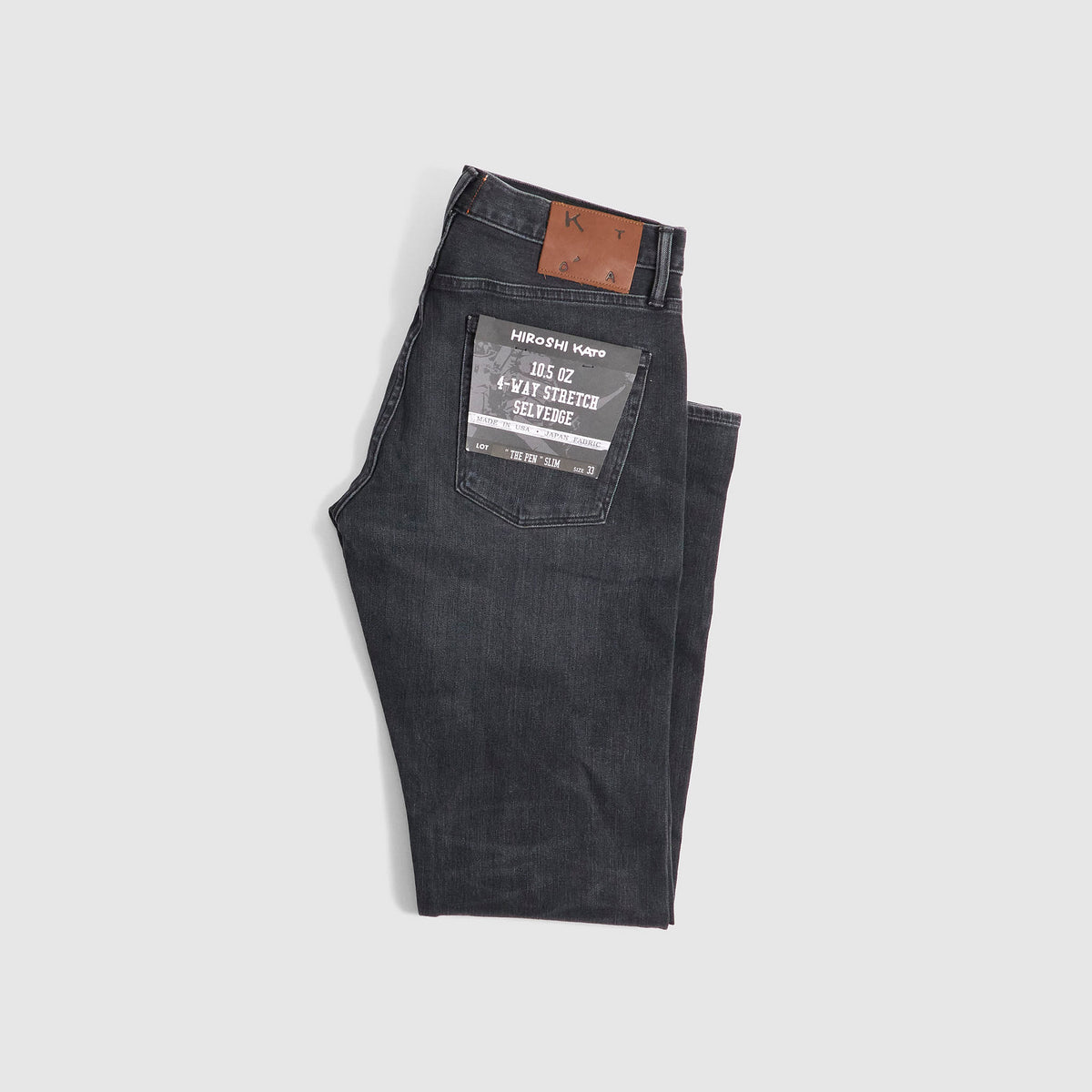 Hiroshi Kato "The Pen" Slim 4-Way 10.5oz Stretch Selvage Jeans