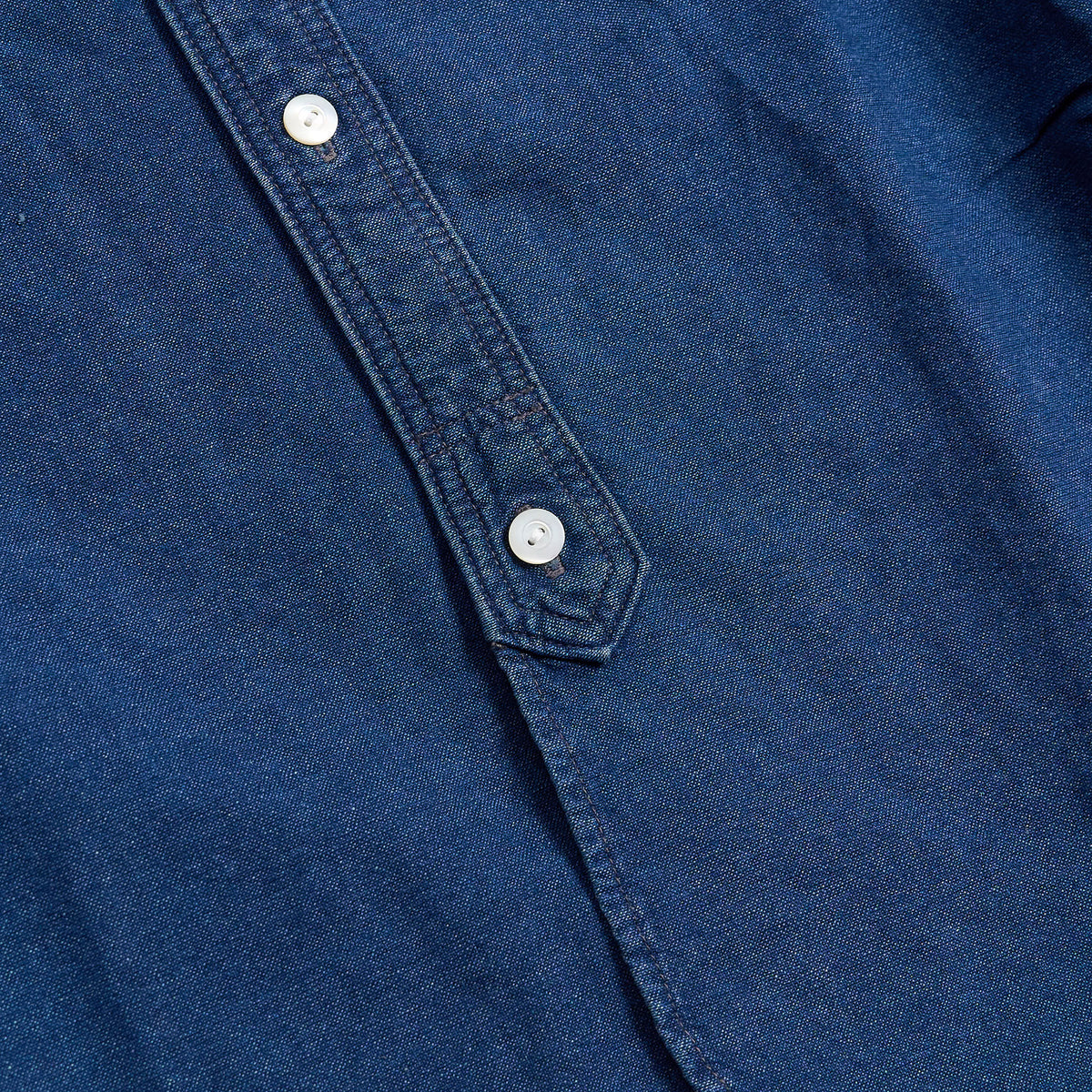 Double RL Indigo Oxford Button Down Shirt