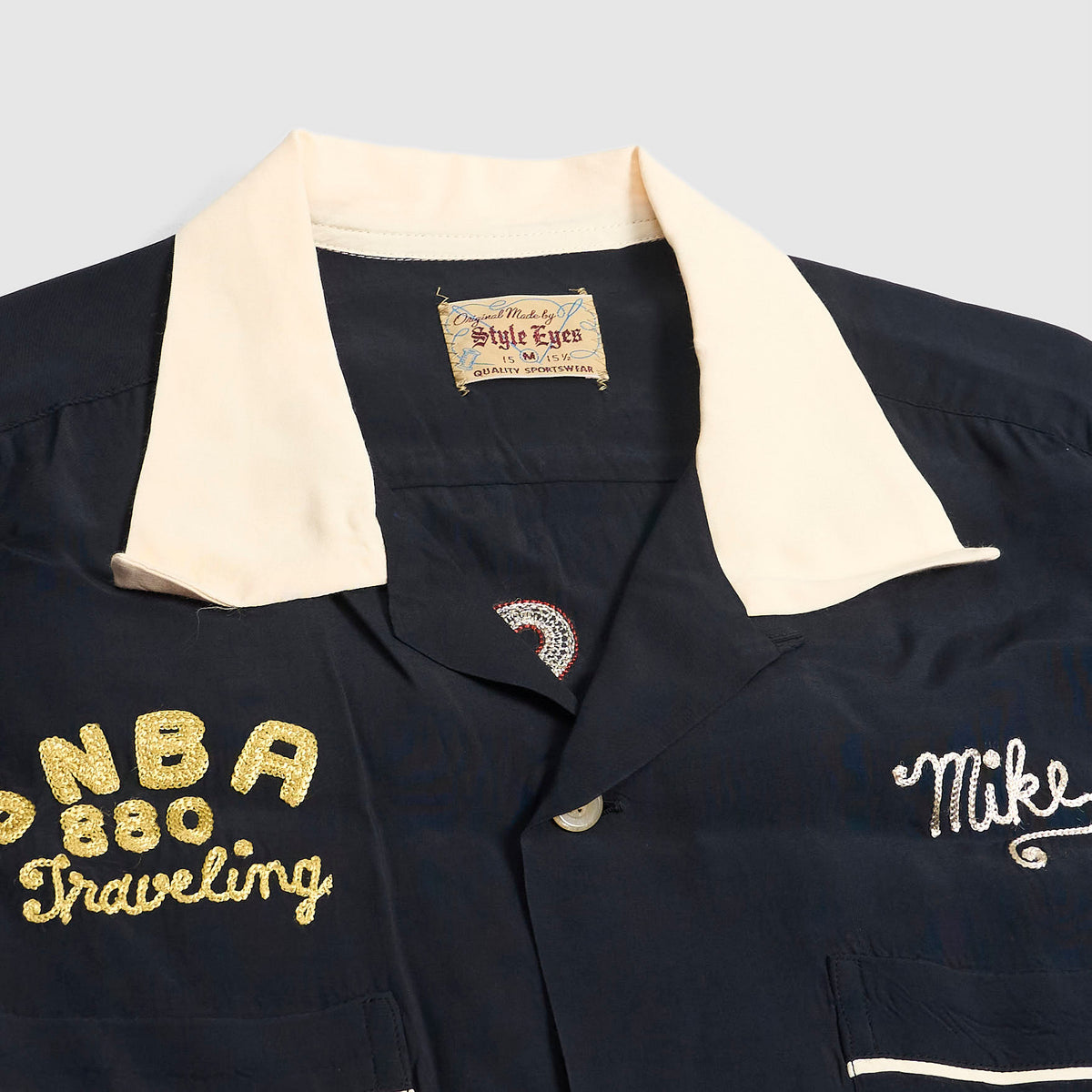 Sugar Cane Style Eyes Lee & Smith Bowling Shirt
