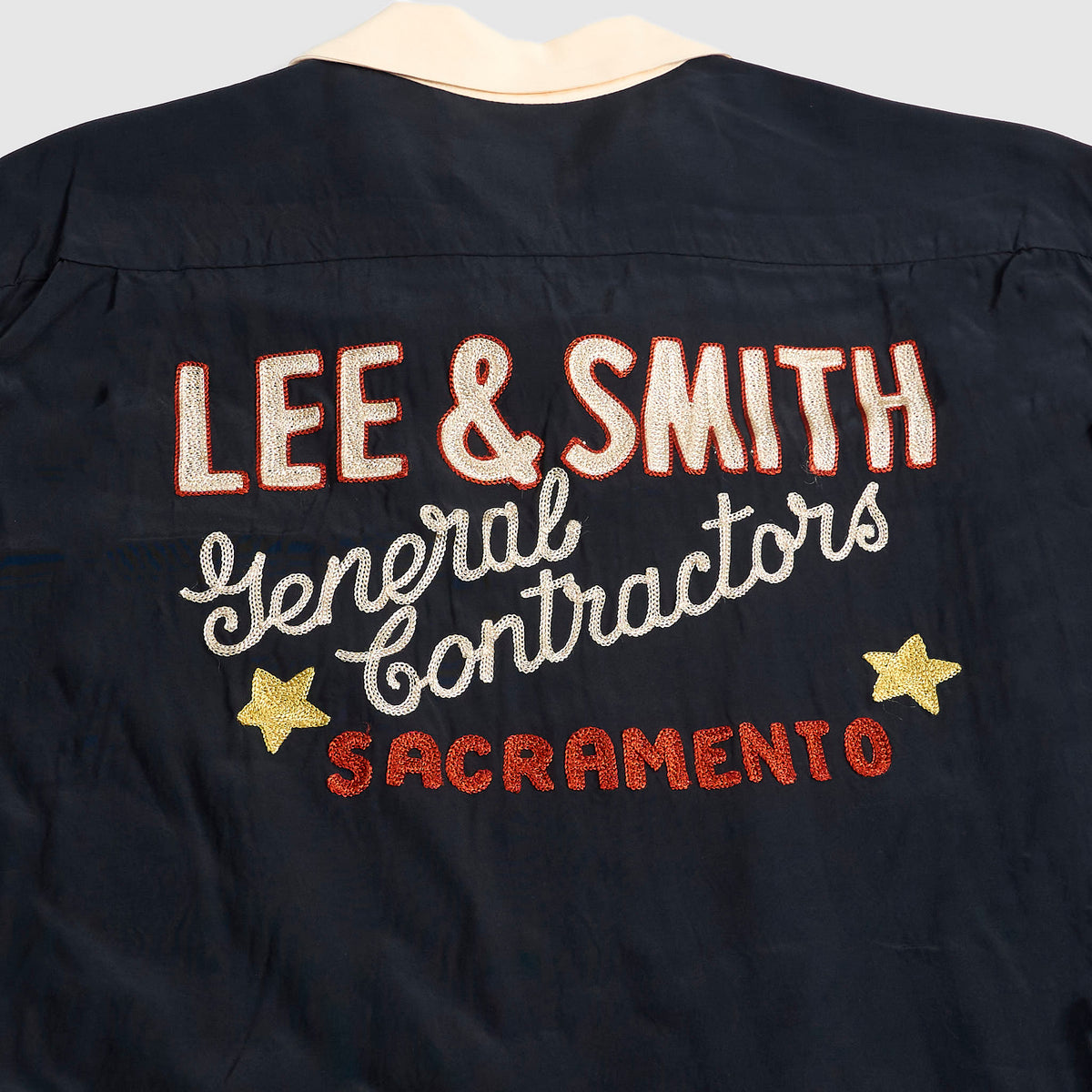 Sugar Cane Style Eyes Lee & Smith Bowling Shirt