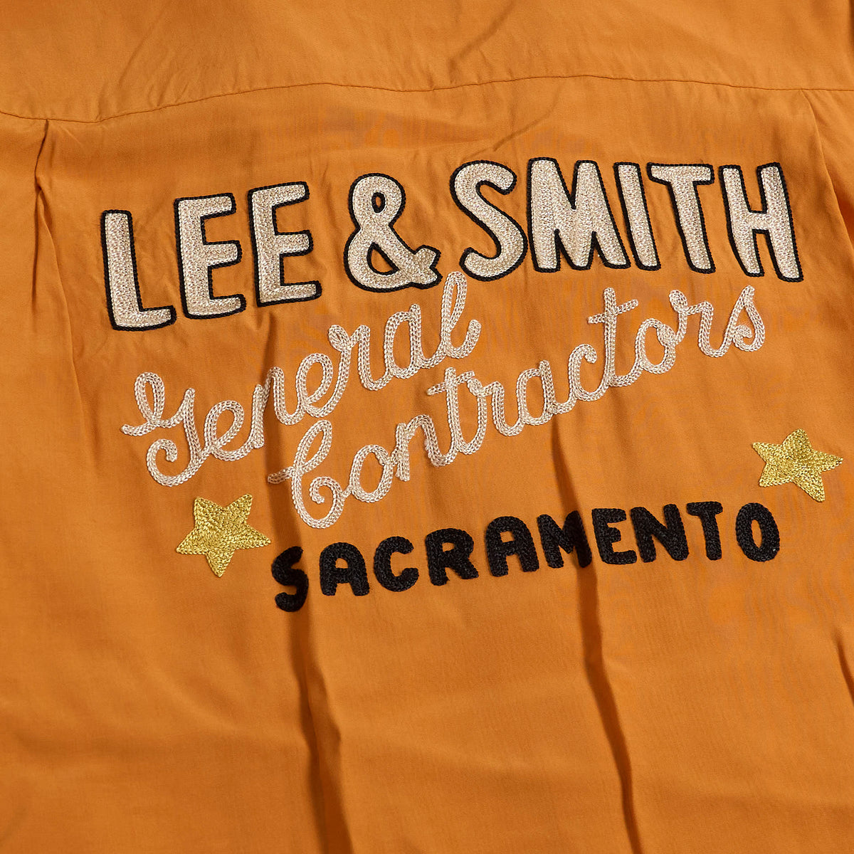 Sugar Cane Style Eyes Lee & Smith Bowling Shirt