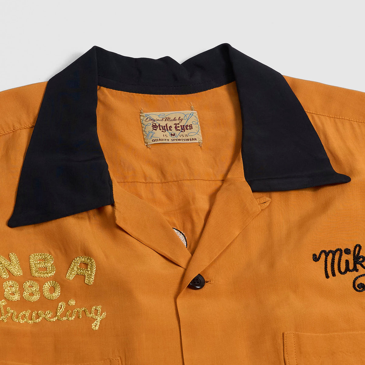 Sugar Cane Style Eyes Lee & Smith Bowling Shirt