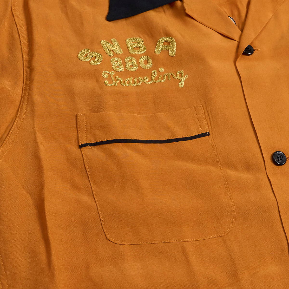 Sugar Cane Style Eyes Lee & Smith Bowling Shirt