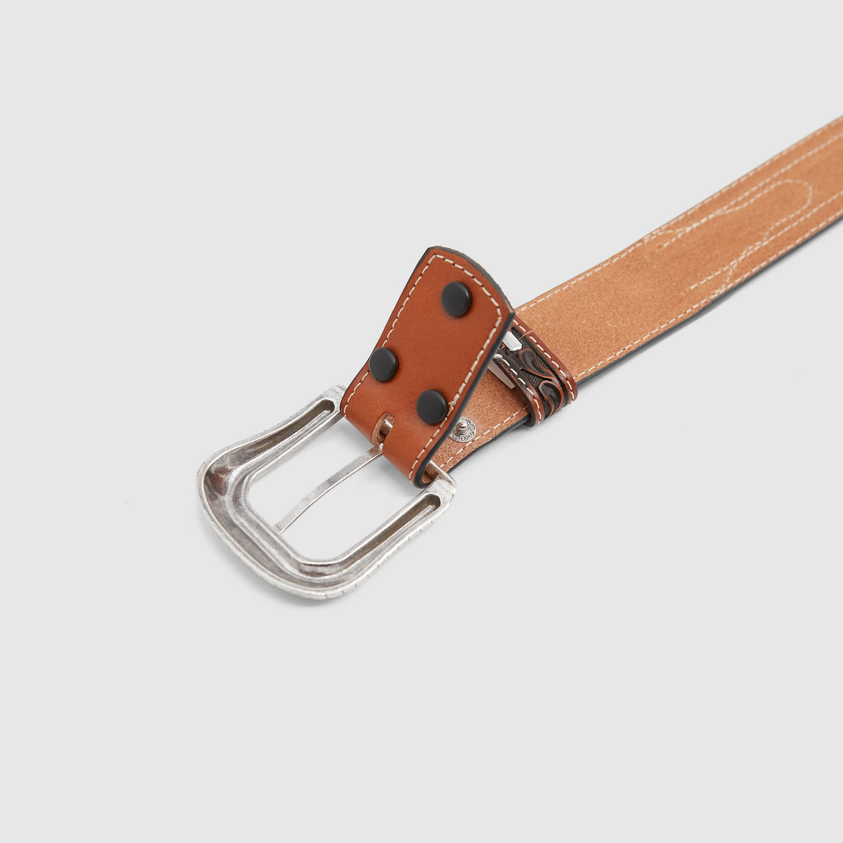 Stetson Tooled Leather Western Belt