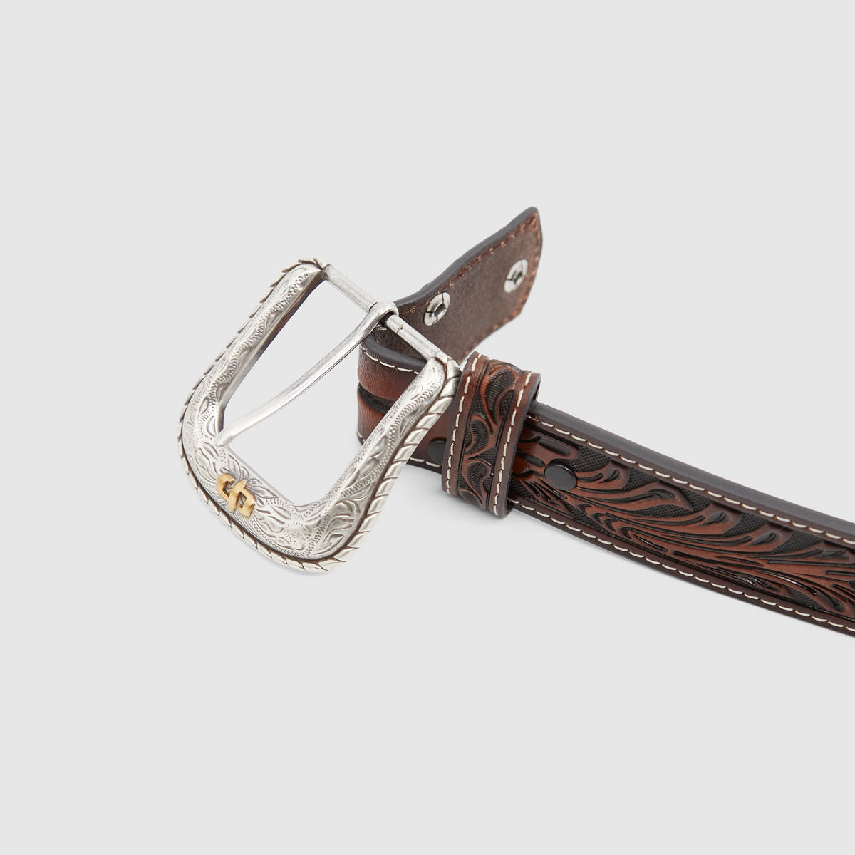 Stetson Classic Tooled Leather Western Belt