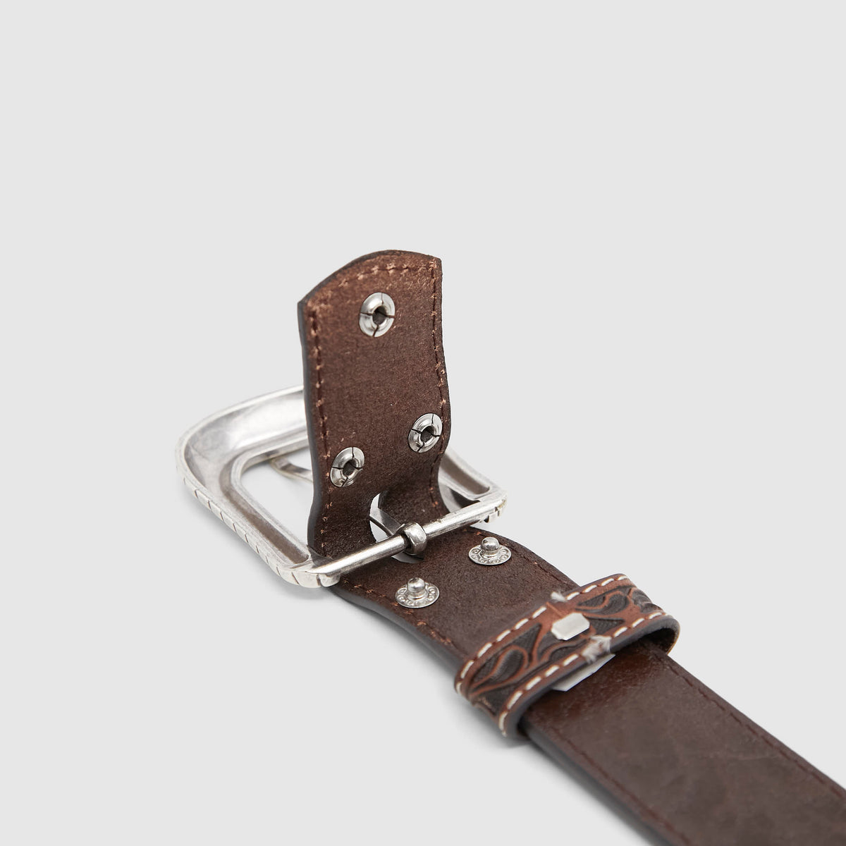 Stetson Classic Tooled Leather Western Belt