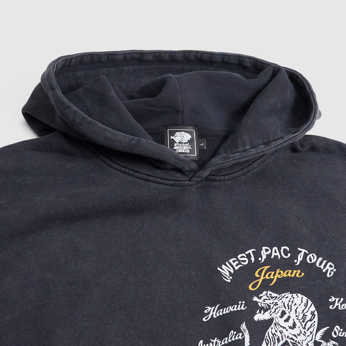White Tiger Calligraphy West Poc Tour Hoodie