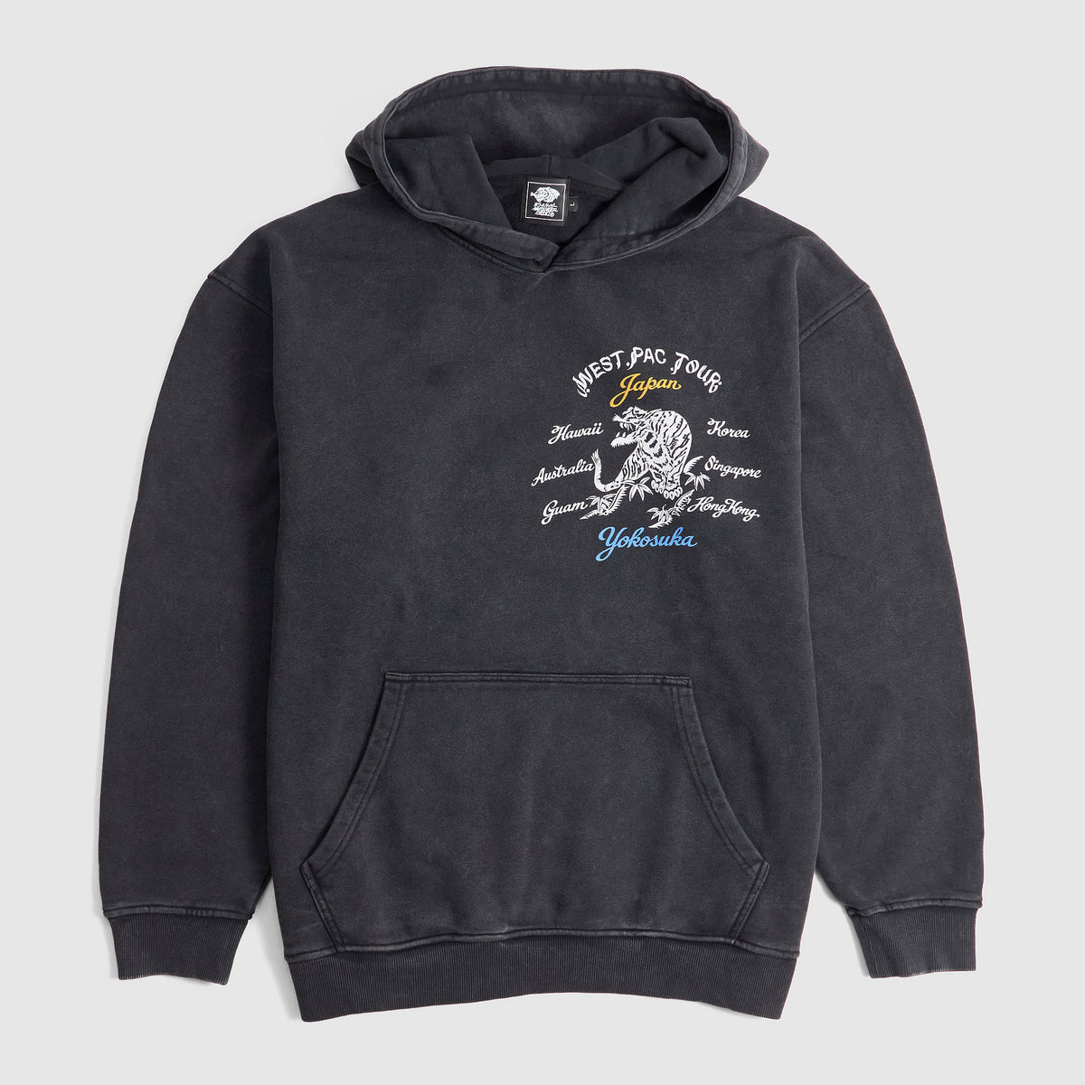 White Tiger Calligraphy West Poc Tour Hoodie